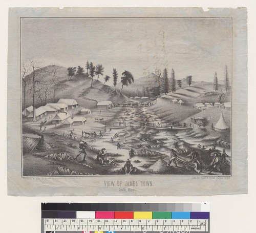 View of James Town, south mines [California]