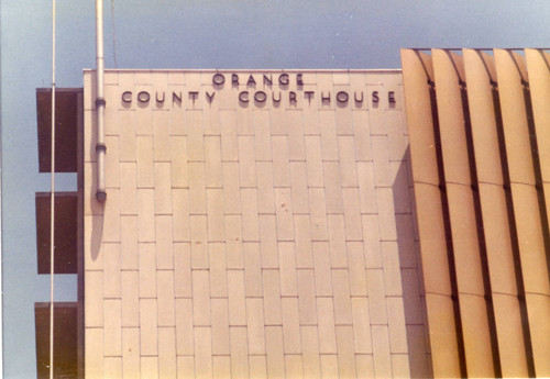 Photograph of the Orange County Court House, where the Commencement was held