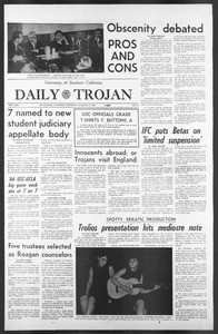 Daily Trojan, Vol. 58, No. 43, November 17, 1966