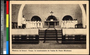 Mission church choir, Kinshasa, Congo, ca.1920-1940