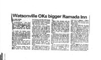 Watsonville OKs bigger Ramada Inn