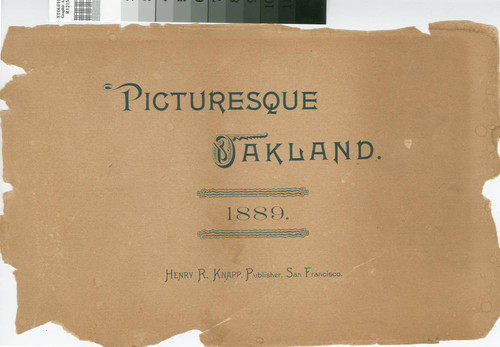 Picturesque Oakland : 1889