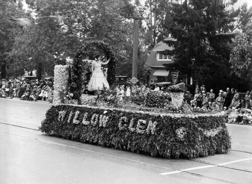 1929 Parade Float, Willow Glen Improvement club