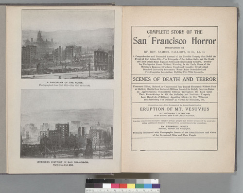 Complete story of the San Francisco horror