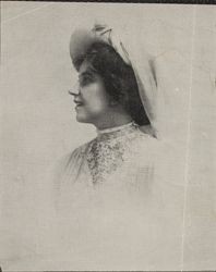 Portrait of an unidentified woman of Sonoma County