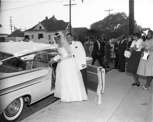 Mrs. Addie Murray's wedding, Los Angeles, 1958
