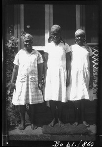 African girls of the boarding school, Maputo, Mozambique