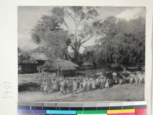Funeral procession, Bethel, Morondava, Madagascar, 1936(?)