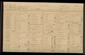 WPA household census for 115 S BUNKER HILL, Los Angeles
