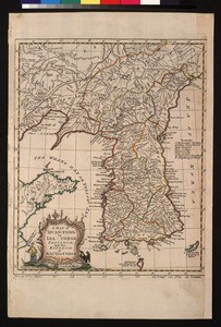 A map of Quan-tong, or Lea-tonge province; and the kingdom of Kau-li, or Corea