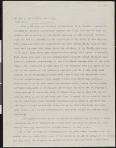 Hippolyte Gruener, letter, 1927-08-08, to Hamlin Garland