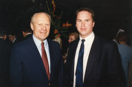 President Ford with Mr. Trytsh
