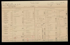 WPA household census for 1348 WRIGHT, Los Angeles