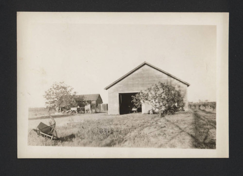 Richard Fujii farm barn and extra house