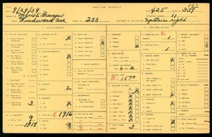 WPA household census for 233 WINDWARD AVE, Los Angeles County