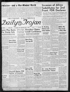 Daily Trojan, Vol. 34, No. 38, November 11, 1942