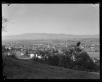 View of Sherman Oaks valley, from a home on Round Valley Drive, Sherman Oaks, 1934
