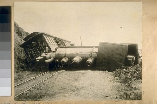 Wreck of the Old Steam Train near lands end near the Cliff House