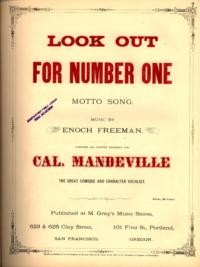 Look out for number one : motto song / music by Enoch Freeman