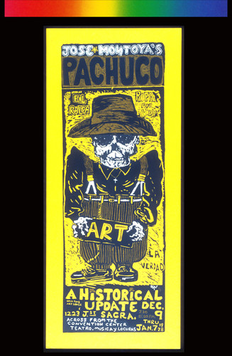 José Montoya's Pachuco, Announcement Poster for
