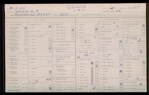 WPA household census for 3517 JOSEPHINE, Los Angeles County