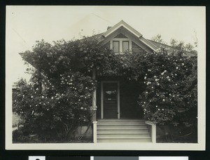 Residence in Redlands, showing house number 626, ca.1900