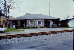 Back side of the Clarmark Florist Shop that was located in the original P&SR Railway depot station