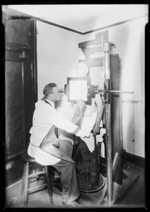 X-ray pictures, Southern California, 1927