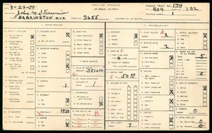 WPA household census for 3655 BARRINGTON AVE, Los Angeles County