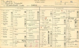 WPA household census for 2403 RIVERDALE AVE, Los Angeles