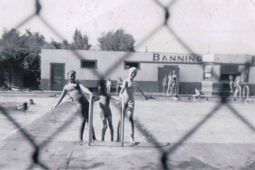 The Banning Plunge public swimming pool located in the 600 block of East Ramsey Street in Banning, California