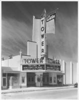 Tower Theatre, Compton, façade, day