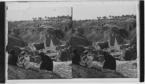 Excavations in El Kasr Mound. Mesopotamia