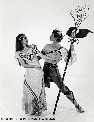 Wendy Holt and Bruce Bain in Carvajal's "Wintermas", circa 1970s