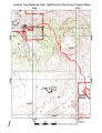 Topographical map of Joshua Tree National Park: Split Rock to the Desert Queen Mine