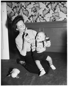 Wolff baby sixteen teeth, 1951