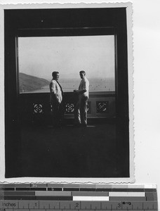 Two missioners at Hong Kong, China, 1935