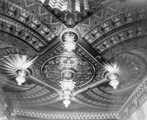 Ceiling of Warner Bros. Theater
