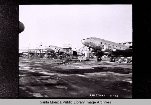 DC-3-R4D-8 Conversions at Clover Field Airport, Santa Monica, Calif., November, 1952