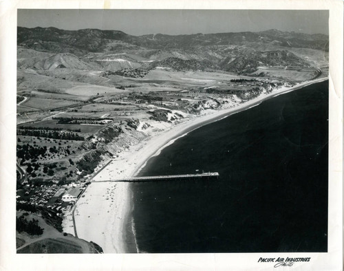 Aerial View of Paradise Cove, 1949