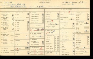 WPA household census for 1535 BROCKTON AVE, Los Angeles