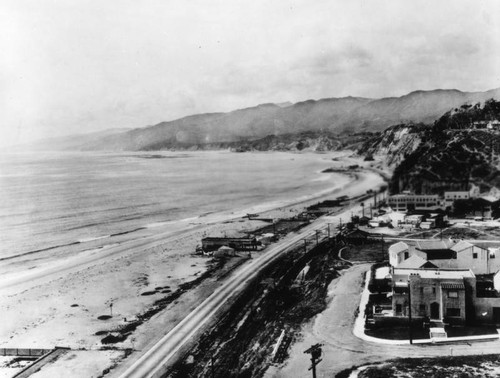 View of Santa Monica beach