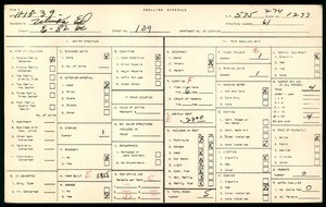 WPA household census for 139 East 82nd Street, Los Angeles County