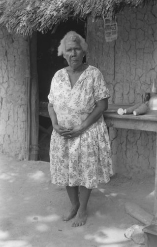 Woman in the village, San Basilio de Palenque, 1977