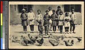 Girls pose for a photo, China, ca.1920-1940