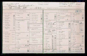 WPA household census for 1360 W 12TH ST, Los Angeles County