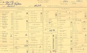 WPA household census for 2654 SICHEL, Los Angeles