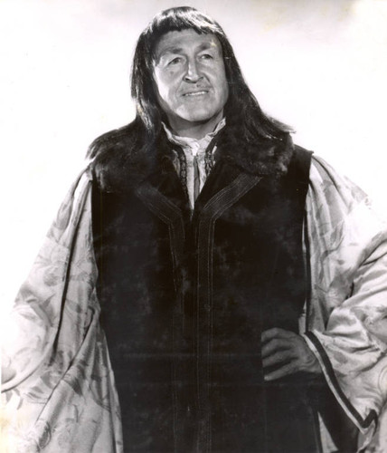 Actor Elmer Collett as King Richard in the 1961 Mountain Play, Robin Hood [photograph]