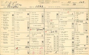 WPA household census for 1569 BAXTER, Los Angeles