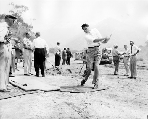 1956 - DeBell Golf Course Groundbreaking